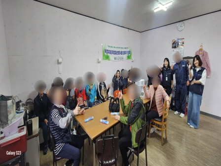 하반기 취업자 간담회(양산두산위브1차 아파트 외 7곳)